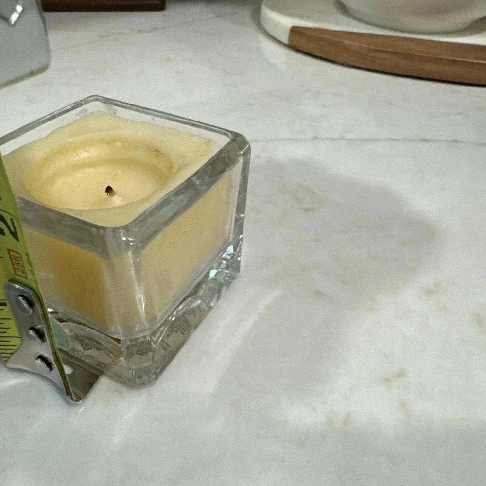 Tiffany & Co Crystal Clear‎ Votive Candle Holders Square Set Of 2